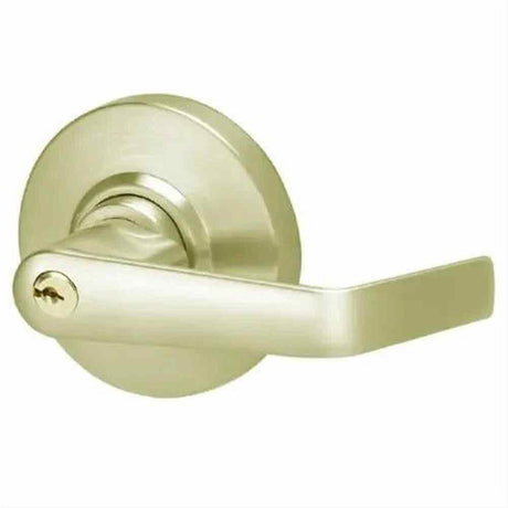 Schlage Commercial ALX70LATH606 ALX70LATH Grade 2 Classroom Athens Door Lever Less Cylinder Satin Brass