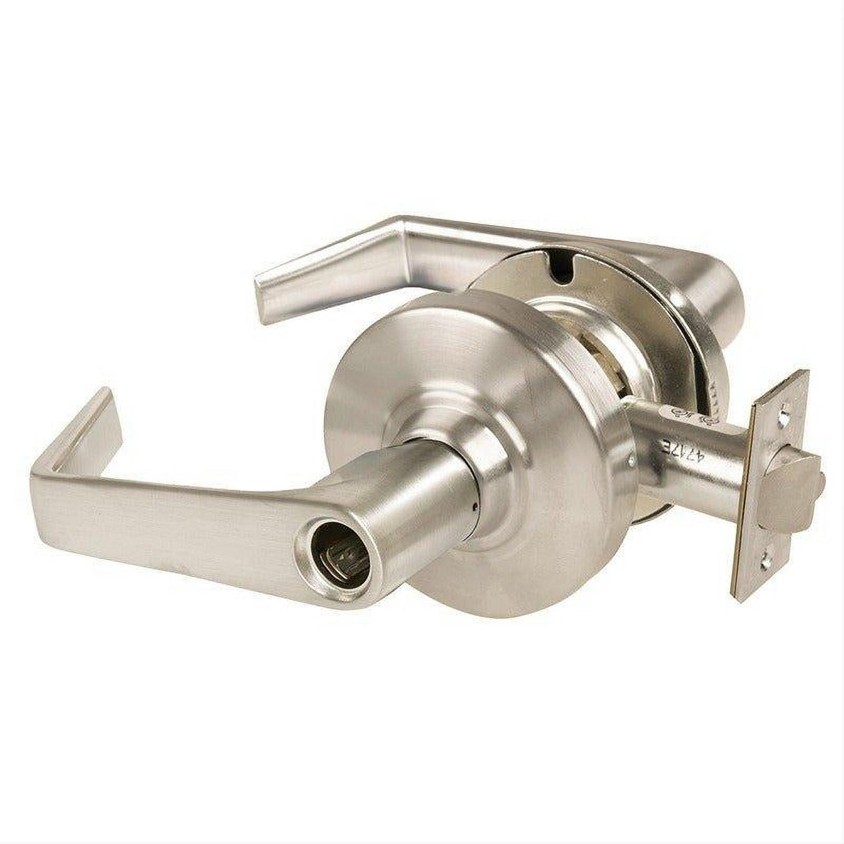 Schlage Commercial ALX70LSAT619 ALX70LSAT Grade 2 Classroom Saturn Door Lever Less Cylinder Satin Nickel
