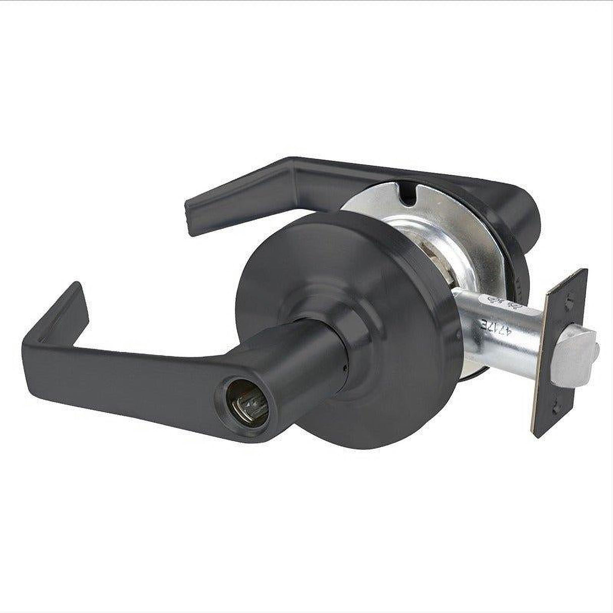 Schlage Commercial ALX70LSAT622 ALX70LSAT Grade 2 Classroom Saturn Door Lever Less Cylinder Matte Black