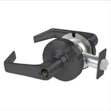 Schlage Commercial ALX70LSAT622 ALX70LSAT Grade 2 Classroom Saturn Door Lever Less Cylinder Matte Black