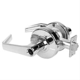Schlage Commercial ALX70LSAT625 ALX70LSAT Grade 2 Classroom Saturn Door Lever Less Cylinder Bright Chrome