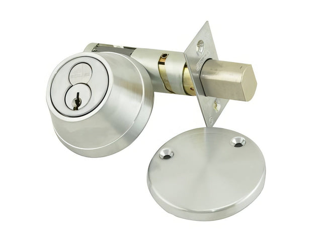Schlage Commercial B661R626 satin chrome one sided deadbolt