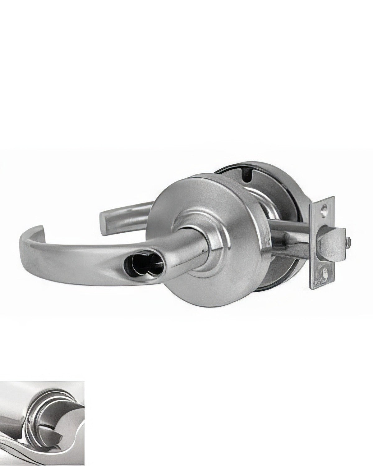 Schlage Commercial ND53BSPA625 polished chrome keyed entry door lever