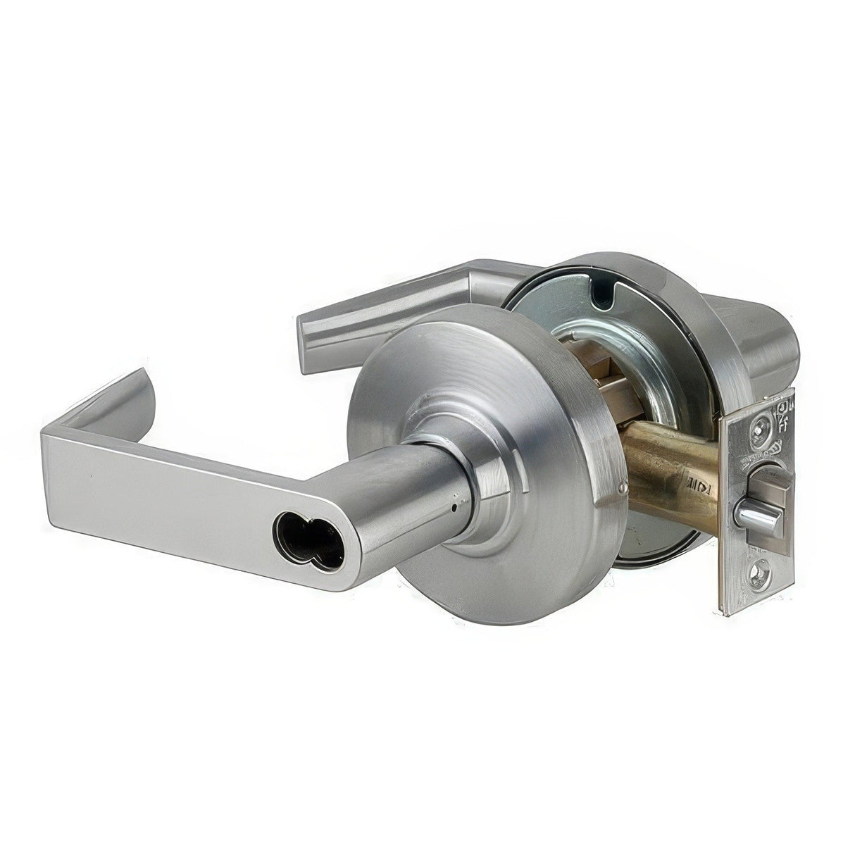 Schlage Commercial ND70BRHO626 ND70BRHO Rhodes Keyed Classroom Door Lever Satin Chrome