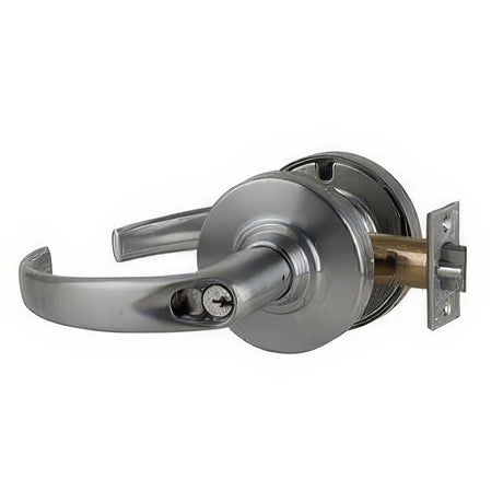 Schlage Commercial ND70RSPA606 satin brass classroom door lever
