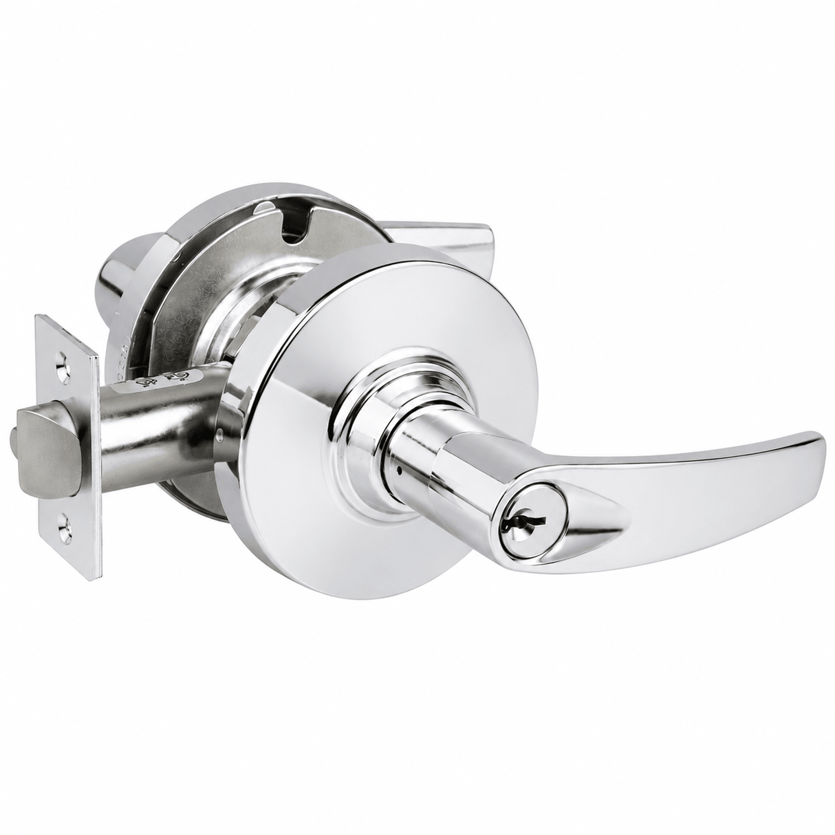 Schlage Commercial ND73RATH625 polished chrome corridor door lever