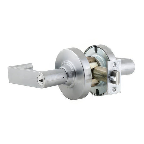 Schlage Commercial ND80LRHO626 satin chrome storeroom door lever