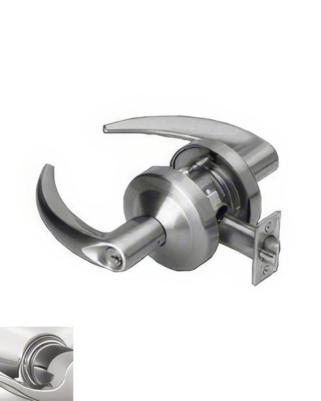 Schlage Commercial ND82CDTLR625 polished chrome institution lock door lever