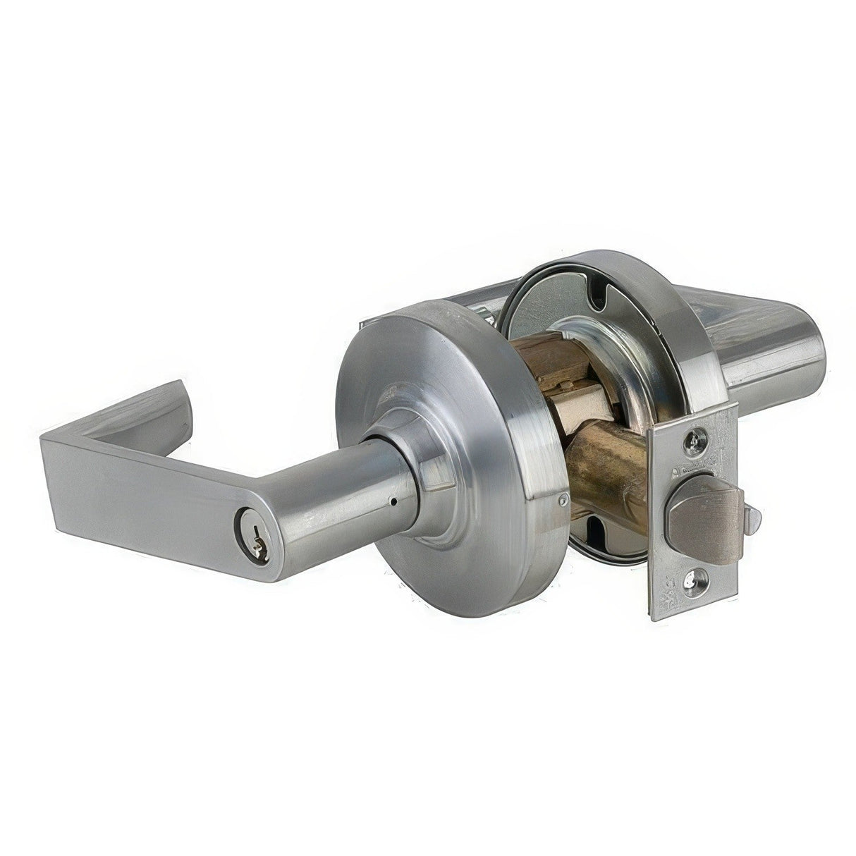 Schlage Commercial ND91LRHO626 satin chrome entrance/office lock