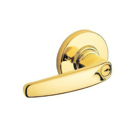 Schlage Commercial ND92LATH605 polished brass entrance lock, single cylinder