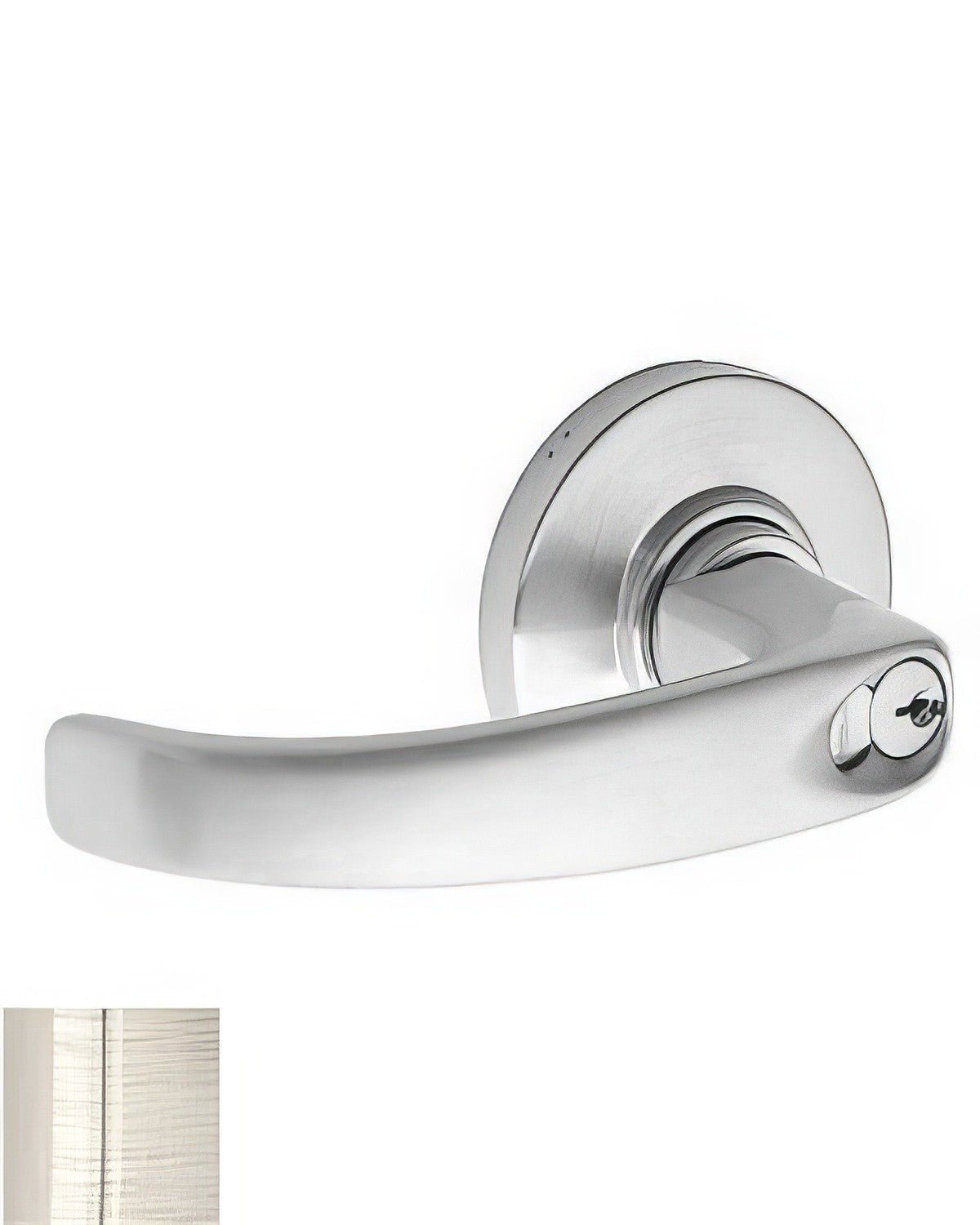 Schlage Commercial ND94BSPA619 ND94BSPA Sparta Vandlgard Keyed Classroom Door Lever Less Small Format Core Satin Nickel