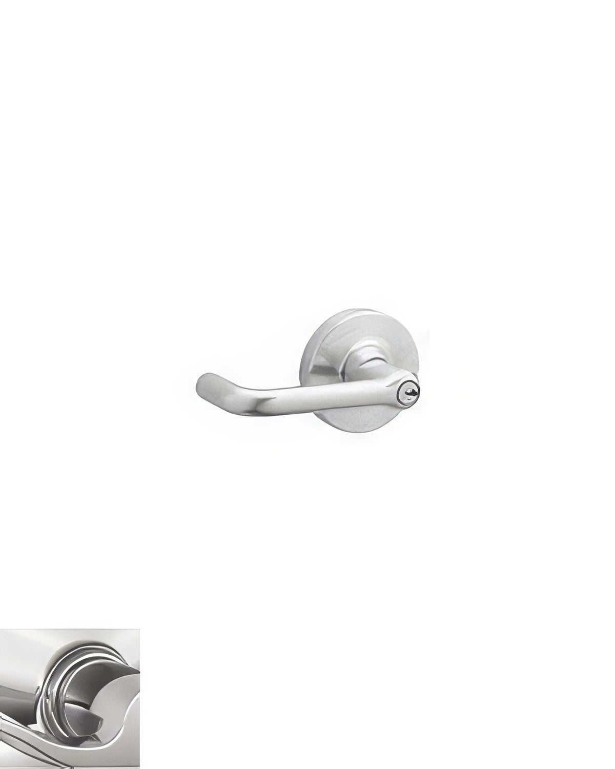 Schlage Commercial ND94BTLR625 ND94BTLR Tubular Vandlgard Keyed Classroom Door Lever Less Small Format Core Polished Chrome