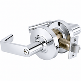 Schlage Commercial ND94LRHO625 ND94PD-RHO Rhodes Vandlgard Classroom Door Lever Polished Chrome