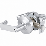 Schlage Commercial ND94LRHO626 ND94PD-RHO Rhodes Vandlgard Classroom Door Lever Satin Chrome