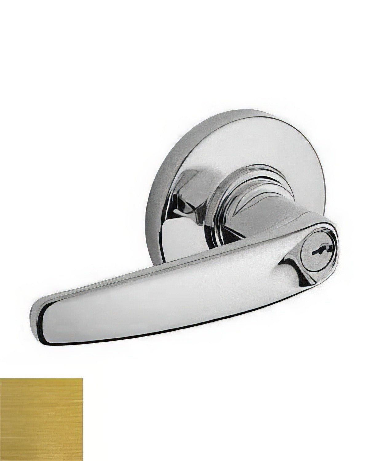 Schlage Commercial ND94RATH606 ND94RATH Athens Vandlgard Keyed Classroom Door Lever Satin Brass