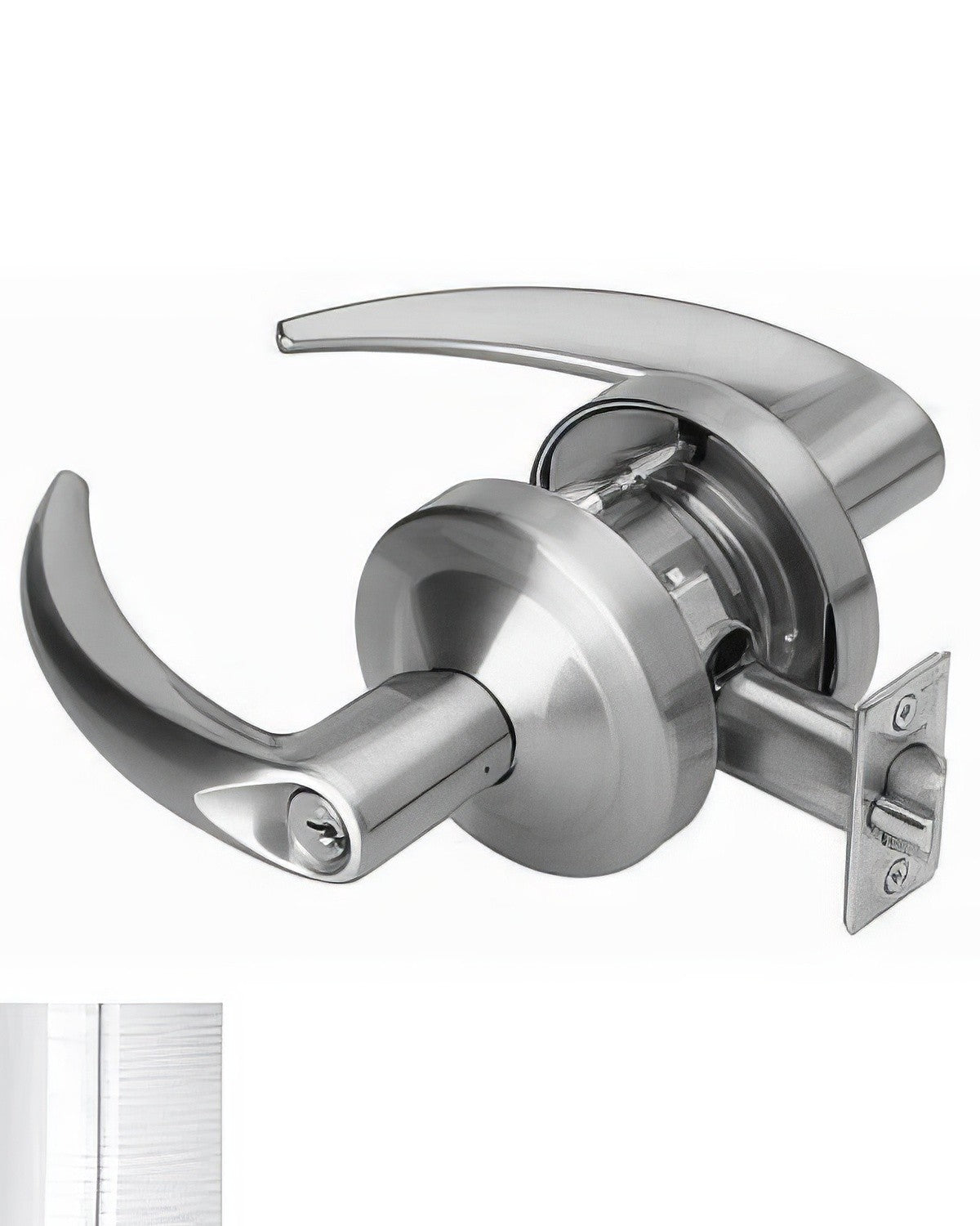 Schlage Commercial ND94ROME626 ND94ROME Omega Vandlgard Keyed Classroom Door Lever Satin Chrome