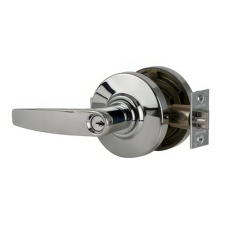Schlage Commercial S51PJUP625 polished chrome keyed entry door lever