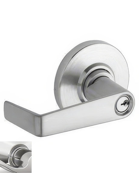 Schlage Commercial S51RSAT625 polished chrome keyed entry