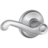 Schlage Commercial S80PFLA626LH S80-FLA-LH Flair Left Hand Storeroom Door Lever Satin Chrome
