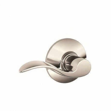 Schlage F10ACC618 bright nickel passage door lever