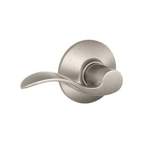 Schlage F10ACC619 satin nickel passage door lever