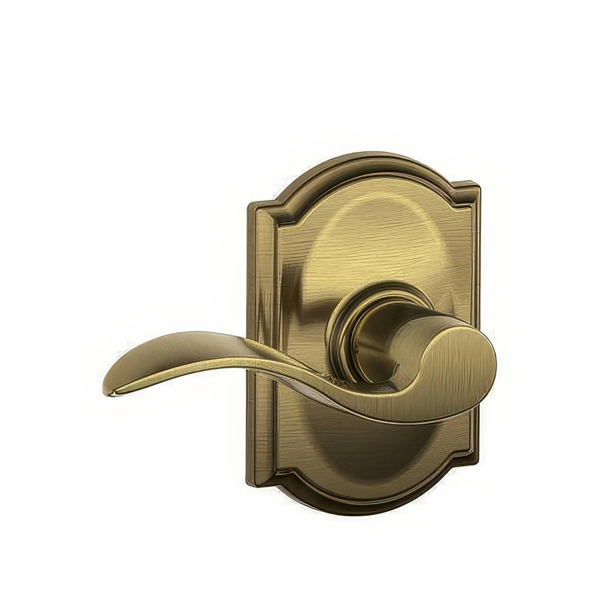 Schlage F10ACC609CAM F10-ACC-CAM F-Series Accent Passage Door Lever Antique Brass