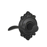 Schlage F10ACC622BRK F10-ACC-BRK F-Series Accent Passage Door Lever Matte Black
