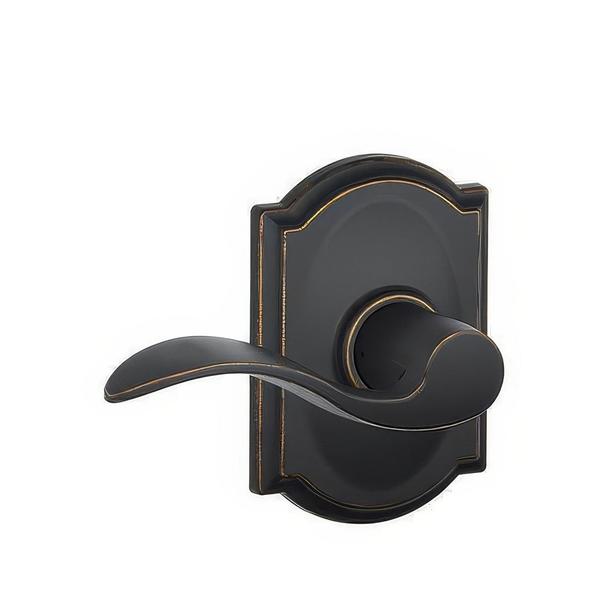 Schlage F10ACC716CAM F10-ACC-CAM F-Series Accent Passage Door Lever Aged Bronze