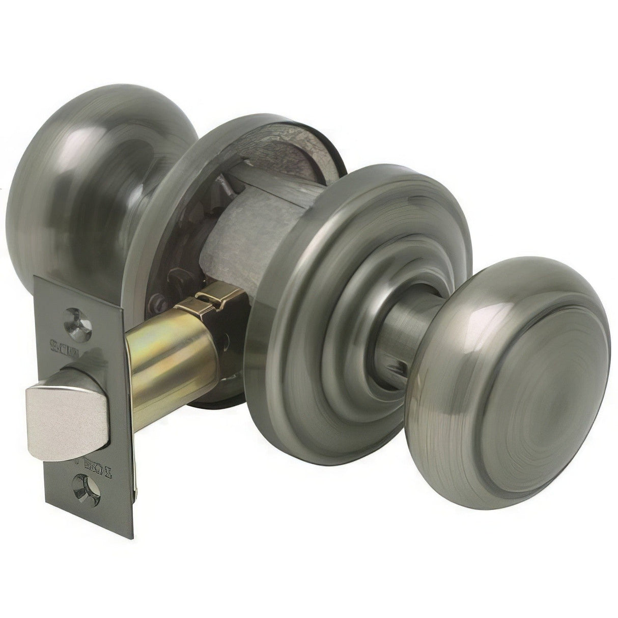 Schlage F10AND620AND FA10-AND Accents Series Andover Passage Door Knob Antique Pewter