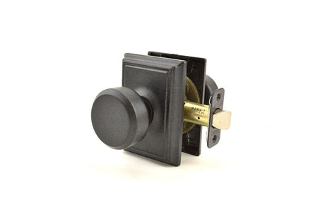 Schlage F10BWE622ADD F10BWE-ADD Bowery with Addison Rose Passage Door Knob Matte Black