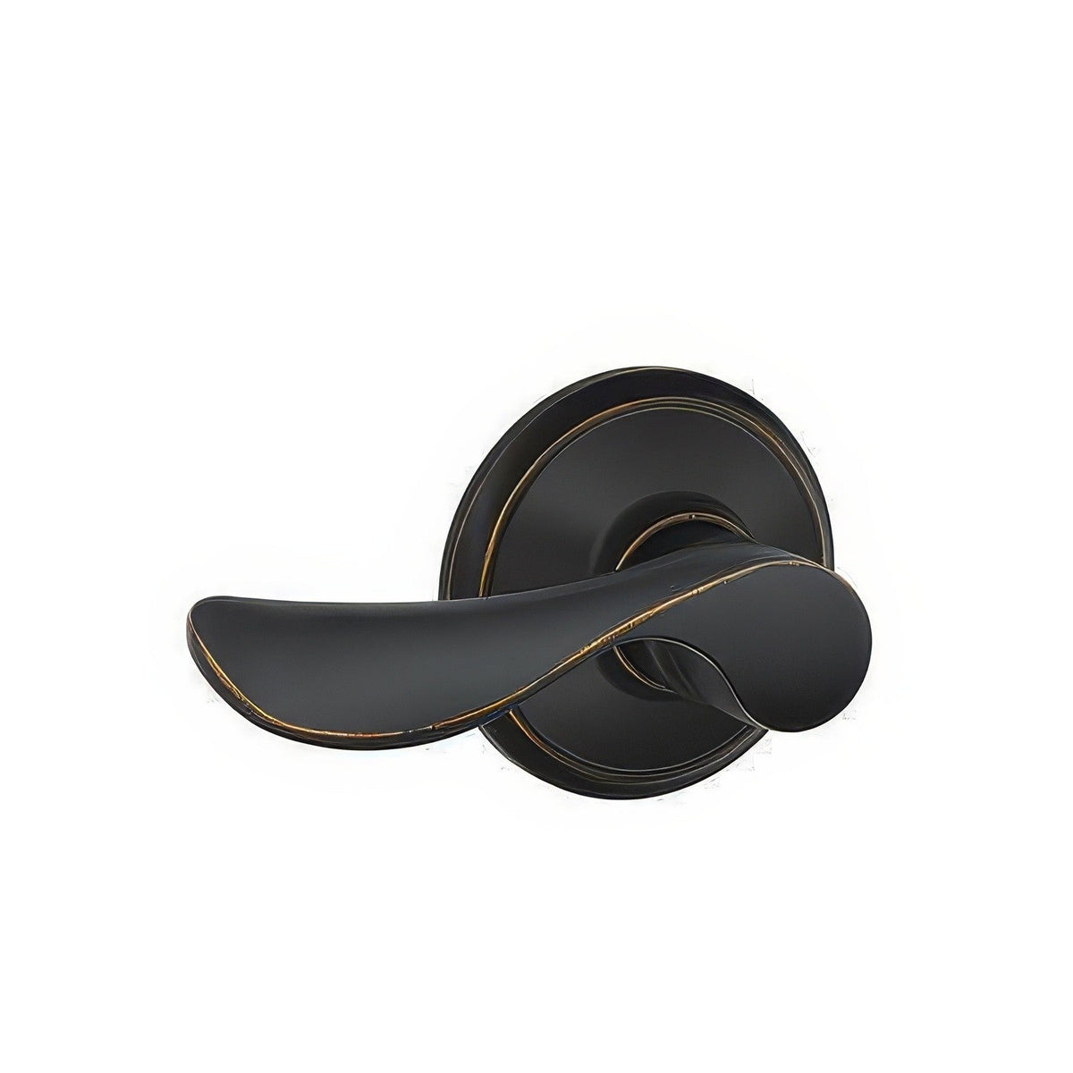 Schlage F10CHP716 F10-CHP F-Series Champagne Passage Door Lever Aged Bronze