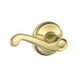 Schlage F10FLA505 F10-FLA F-Series Flair Passage Door Lever Lifetime Polished Brass