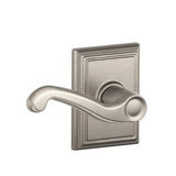 Schlage F10FLA619ADD F10-FLA-ADD F-Series Flair Passage Door Lever Satin Nickel
