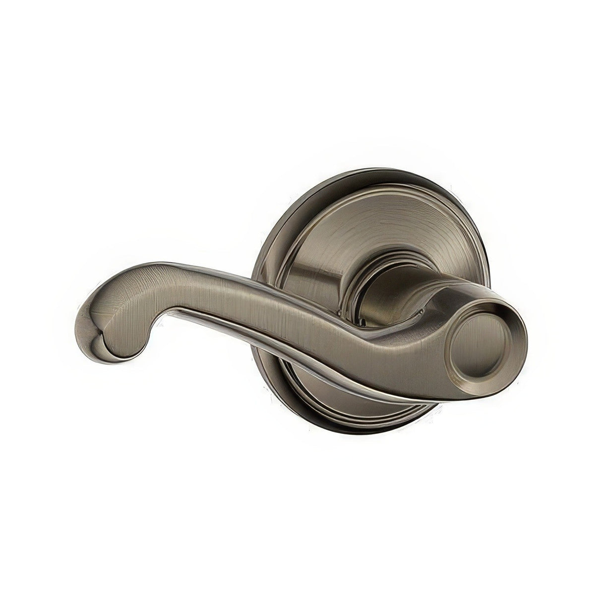 Schlage F10FLA620 F10-FLA F-Series Flair Passage Door Lever Antique Pewter
