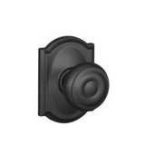 Schlage F10GEO622CAM F10-GEO-CAM F-Series Georgian Passage Door Knob Matte Black