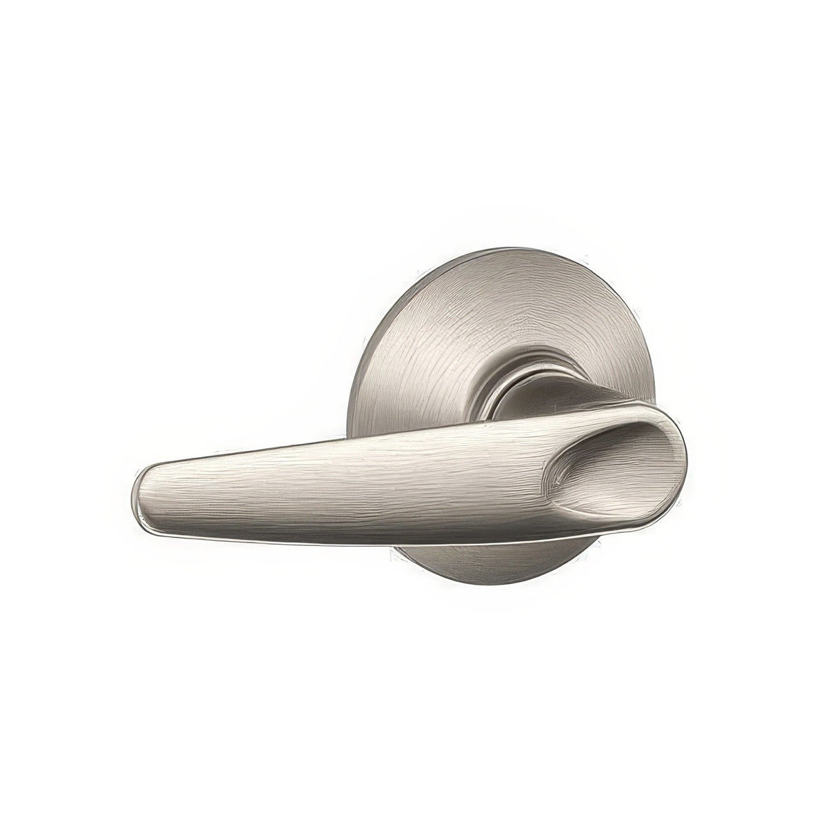 Schlage F10JAZ619 F10-JAZ F-Series Jazz Passage Door Lever Satin Nickel