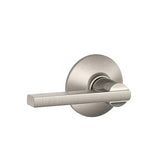 Schlage F10LAT619 F10-LAT F-Series Latitude Reversible Passage Door Lever Satin Nickel