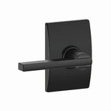 Schlage F10LAT622CEN F10-LAT-CEN F-Series Latitude Passage Door Lever Matte Black
