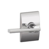 Schlage F10LAT625CEN F10-LAT-CEN F-Series Latitude Passage Door Lever Polished Chrome