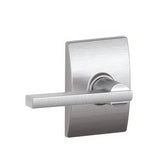 Schlage F10LAT626CEN F10-LAT-CEN F-Series Latitude Passage Door Lever Satin Chrome