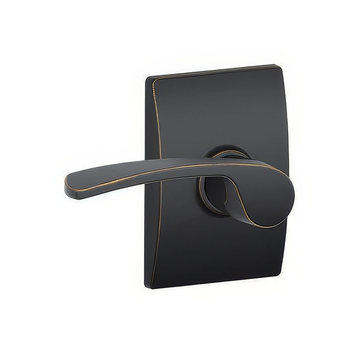 Schlage F10MER716CEN F10-MER-CEN F-Series Merano Passage Door Lever Aged Bronze