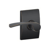 Schlage F10MER716CEN F10-MER-CEN F-Series Merano Passage Door Lever Aged Bronze