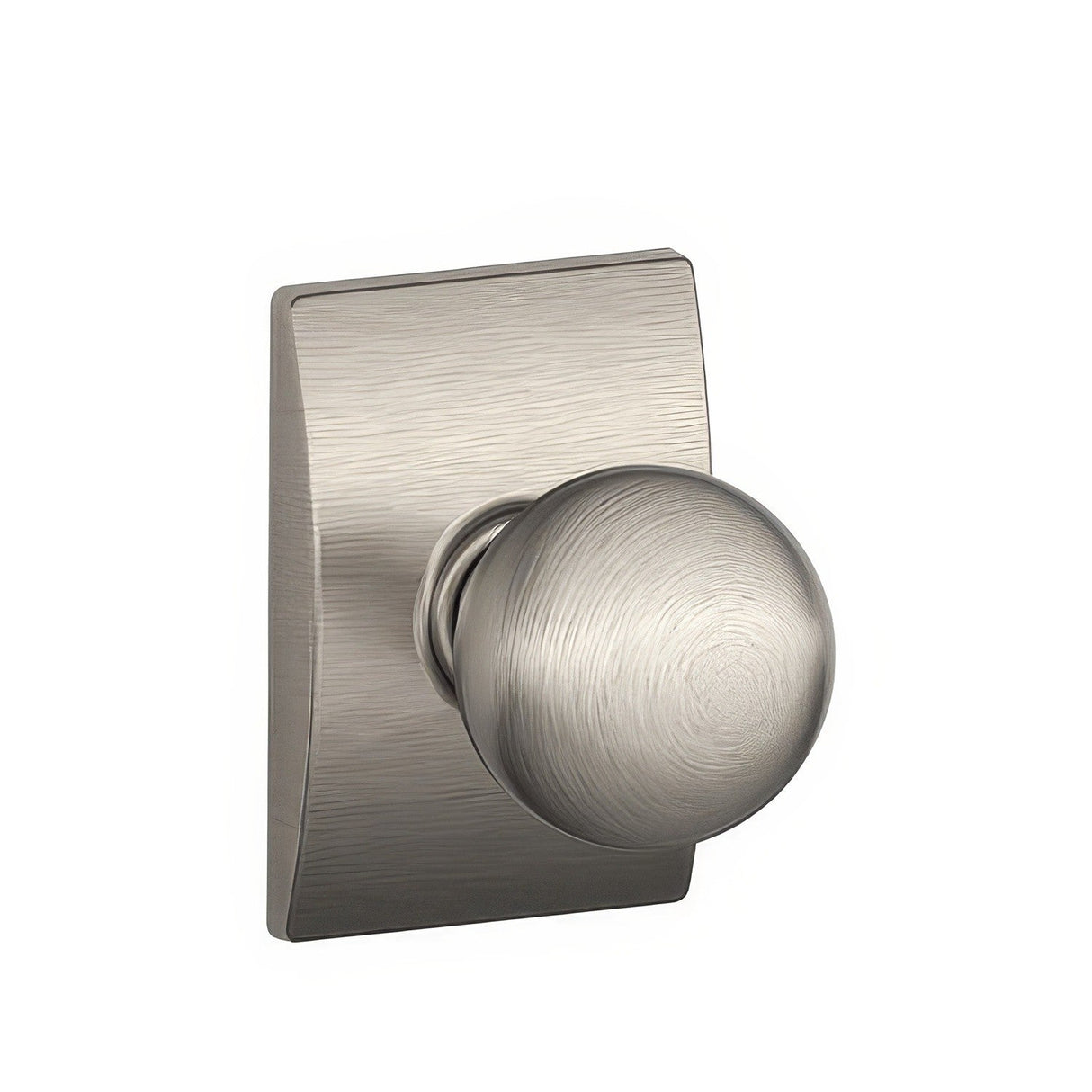Schlage F10ORB619CEN F10-ORB-CEN F-Series Orbit Passage Door Knob Satin Nickel