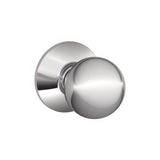 Schlage F10ORB625 F10-ORB F-Series Orbit Passage Door Knob Polished Chrome
