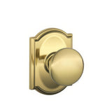 Schlage F10PLY505CAM F10-PLY-CAM F-Series Plymouth Passage Door Knob Lifetime Polished Brass