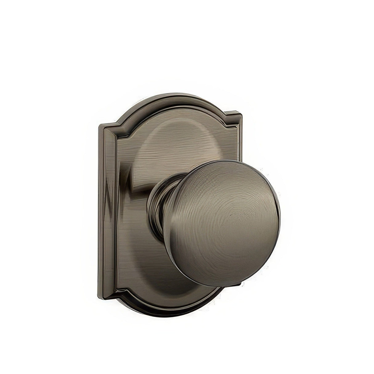 Schlage F10PLY620CAM F10-PLY-CAM F-Series Plymouth Passage Door Knob Antique Pewter