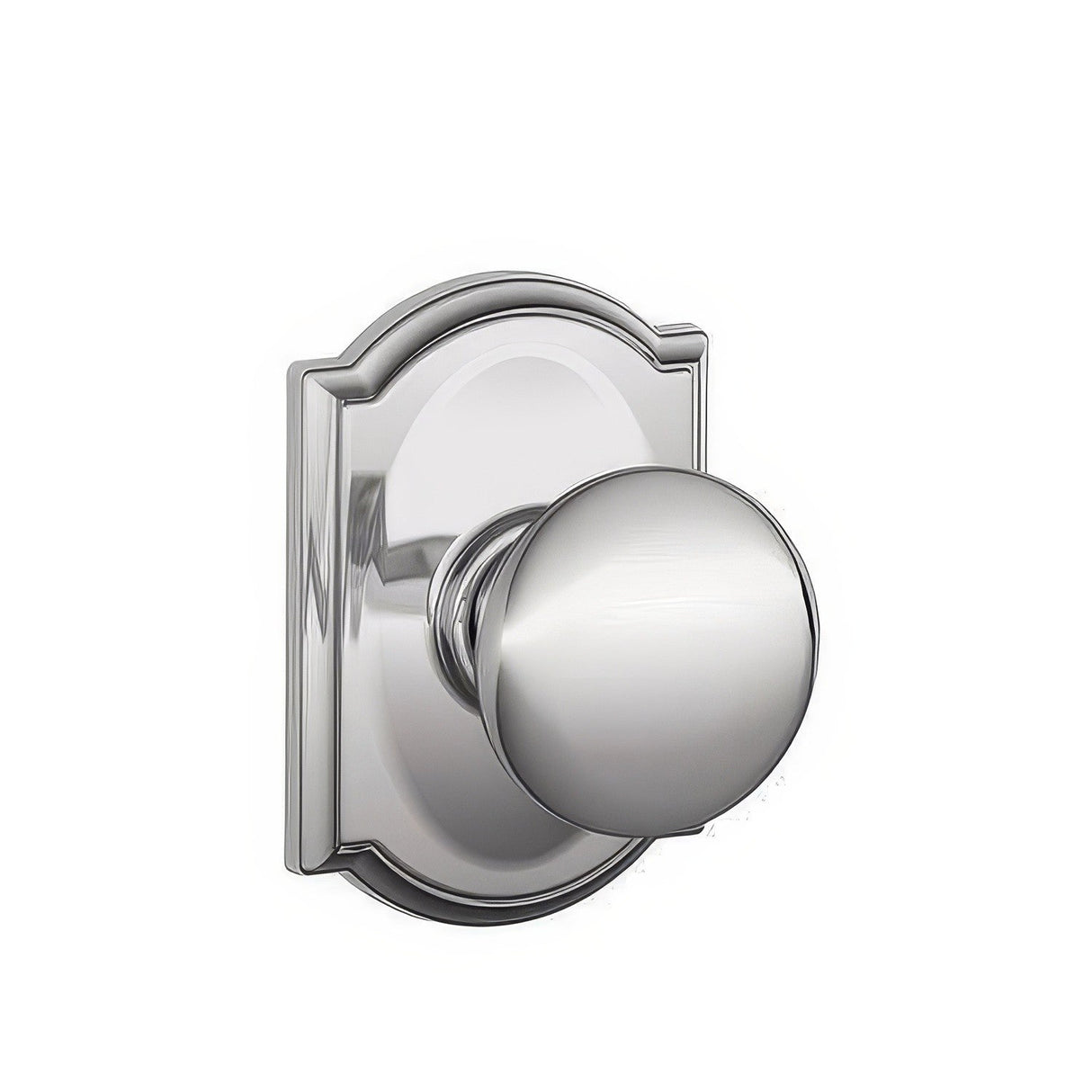 Schlage F10PLY625CAM F10-PLY-CAM F-Series Plymouth Passage Door Knob Polished Chrome