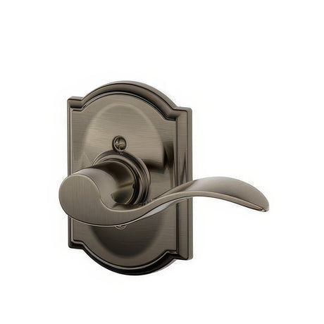Schlage F170ACC620CAMRH antique pewter dummy door lever