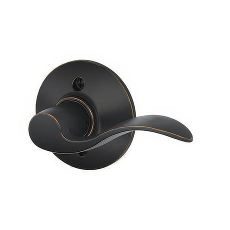 Schlage F170ACC716RH aged bronze dummy door lever