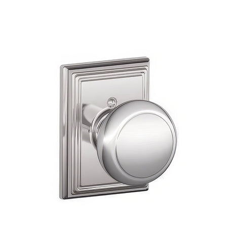 Schlage F170AND625ADD polished chrome dummy door knob